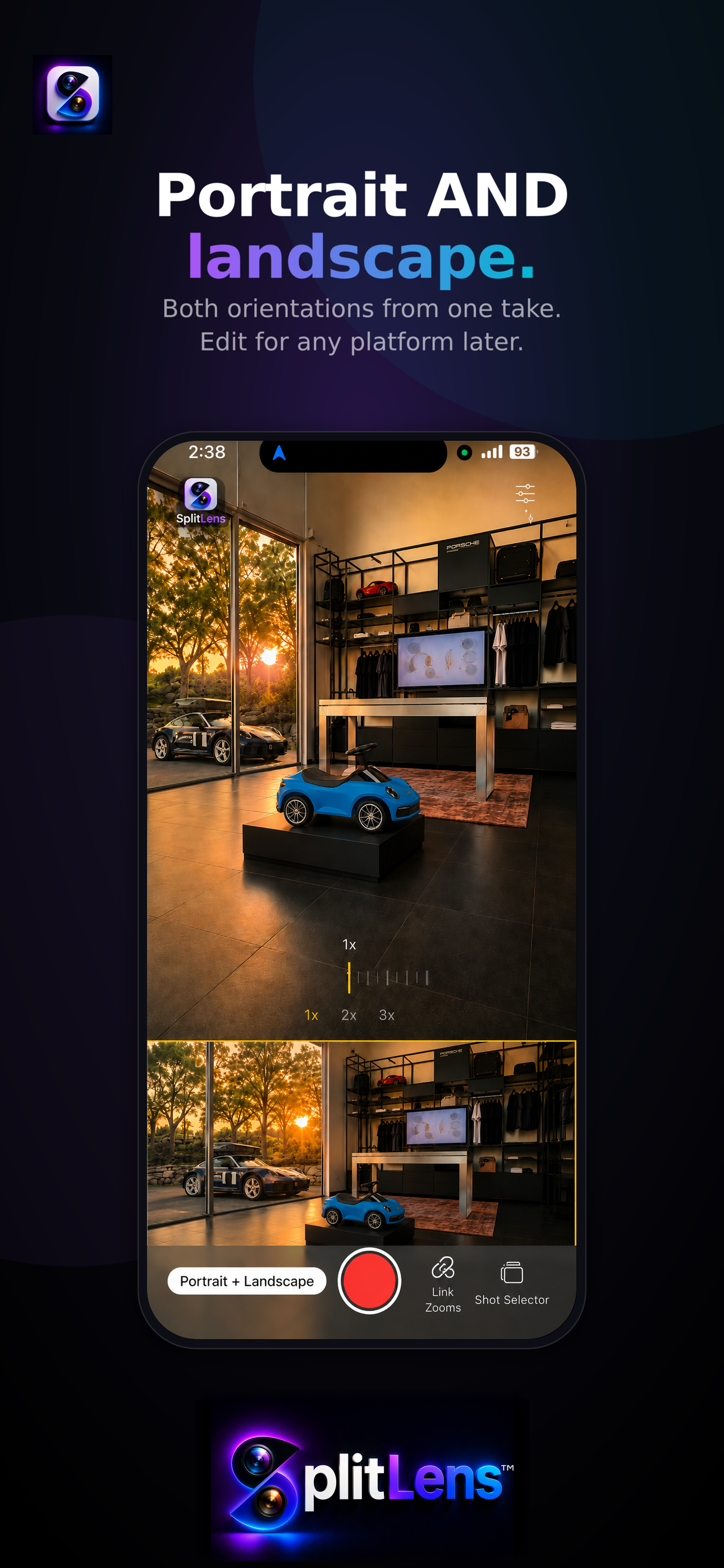 SplitLens Portrait + Landscape