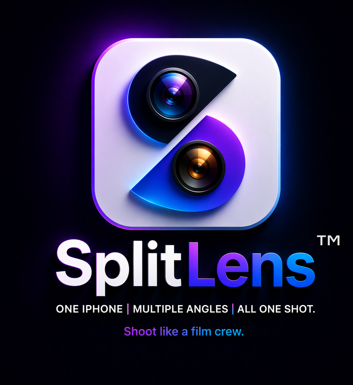 SplitLens — One iPhone, multiple angles, all one shot. Shoot like a film crew.